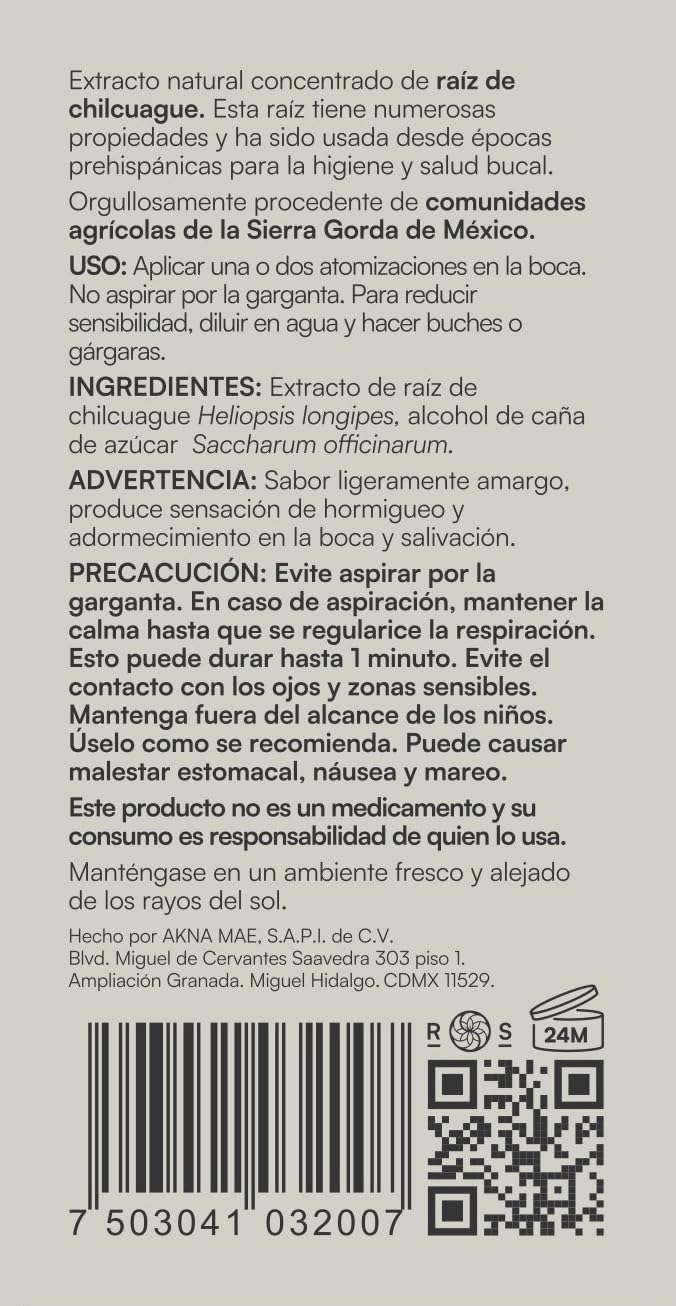 Concentrated Chilcuague Extract